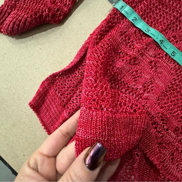 INC International Concepts Women's Small Diamond Lace Up Tie Long sleeve - Picture 13 of 14